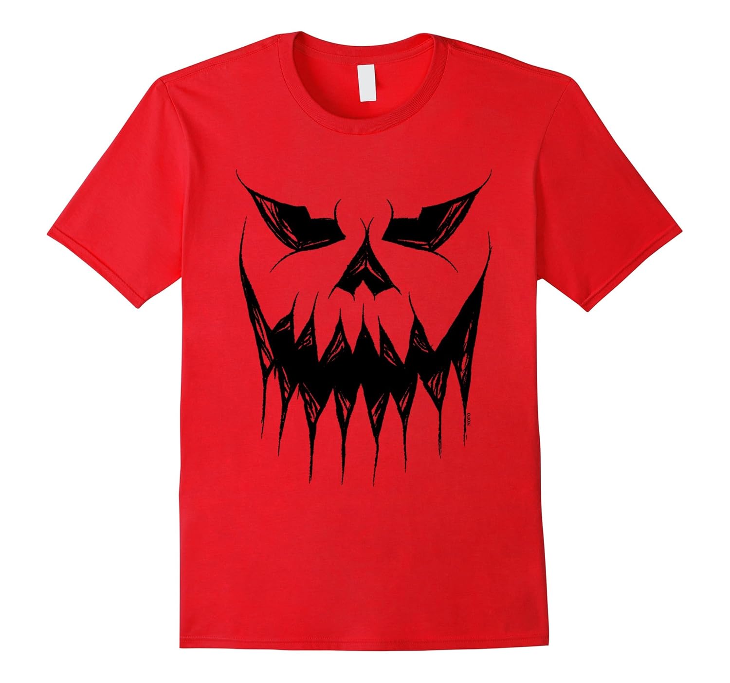 Evil Jack-o'-Lantern, Funny Cheap Easy Halloween T-Shirt-ANZ