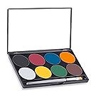 Mehron Makeup Paradise AQ Face & Body Paint 8 Color Palette- BASIC