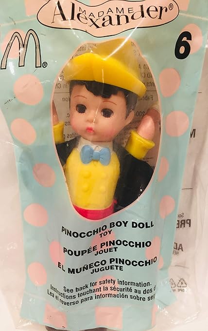 Madame Alexander 2004 Pinocchio Puppe Fur Happy Meal Toys 6 Mcdonalds Amazon De Kuche Haushalt