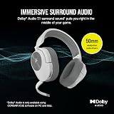Corsair HS55 Wireless Gaming Headset 2.4GHz Bluetooth Dolby 7.1 White view 4