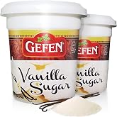 Gefen Vanilla Sugar, 12oz, (2 Pack), Resealable Container, Measuring Scoop Included