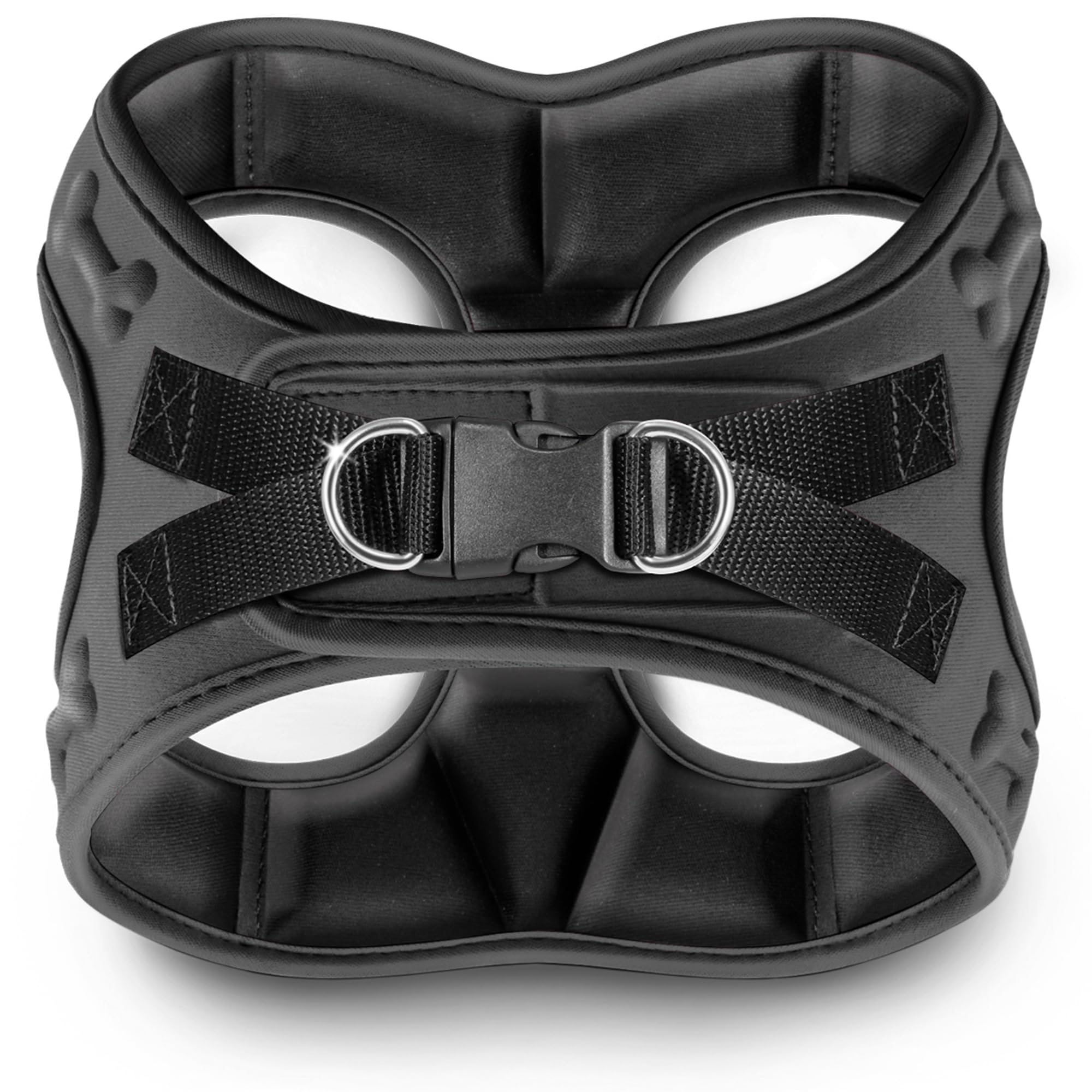 Comfort fit Step-in Dog & Puppy Harness - Comfortable All Weather Dog Vest Harness: Adjustable, Soft Padded, Easy to Put-on for Small, Medium-Sized Dogs.