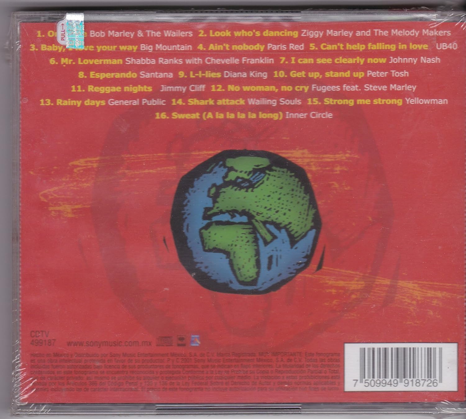 Bob Marley The Wailers Ziggy Marley And The Melody Makers Ub40 Yellowman Inner Circle Jimmy Cliff General Public Santana Shabba Chevelle Franklin Big Mountain Rastamania Lo Mejor Del Reggae amazon com