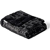 Minky Couture Sorbet Blanket - Ultra-Soft Throw for Silky Smooth Comfort - Premium Decorative Throw Blanket - Midweight, Breathable Fabric - Machine Washable Adult, Black