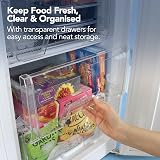 Igenix IG355W Freestanding Under Counter Freezer 88 L 55 cm White view 5