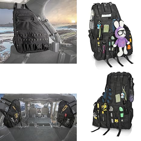 [2Pack]J-e-ep Aufbewahrungstasche,Wrangler Rolle Bar Organizer Bag, Aufbewahren & Verstauen Werkzeugtasche ,für Wrangler YJ C