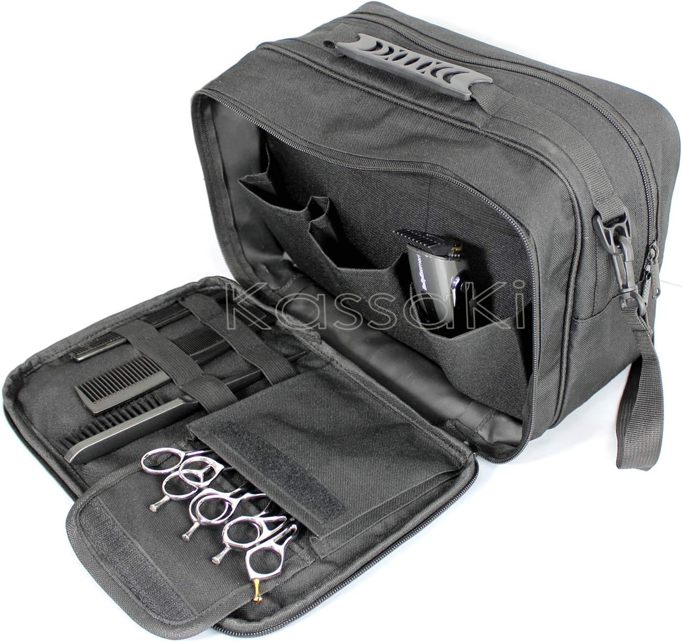 Kassaki Pro Hairdressing Tool Carry Hair Equipment Salon Storage Travel Bag Case - Image 3