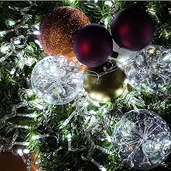 VTECHOLOGY Christmas String Lights, 66FT 200 LEDs
