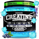 Creatine Monohydrate Gummies 5000mg – Advanced Muscle & Focus Blend with Alpha GPC, B12 & Taurine – Vegan, Sugar-Free, Blueberry & Raspberry Flavors – Made in USA, 120 Gummies (30 Servings)