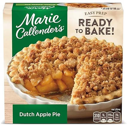 Marie Callender S Dutch Apple Pie Frozen Dessert 38 Ounce Amazon Com Grocery Gourmet Food