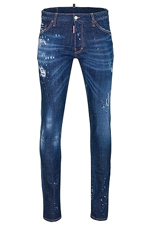 dsquared jeans yellow paint