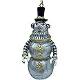 Retro Robot Snowman Christmas Tree Ornament for Kids