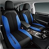 Skechers Car Seat Covers,GOGA Mat Oxford Cloth Seat Covers,Waterproof Car Seat Covers Front Seats,Automotive Universal Fit Seat Cover for Most Cars, Suvs, Trucks,Blue