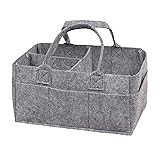 Sammy & Lou Collapsible Light Gray Felt Storage
