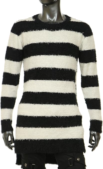 Amazon Co Jp ゴシック パンク ロック ボーダー モヘアニット セーター メンズ 薄手 Tシャツ カットソー B 05gf ホワイト L 服 ファッション小物 Amazon Co Jp ゴシック パンク ロック ボーダー モヘアニット セーター メンズ 薄手 Tシャツ カットソー B 05gf ホワイト L 服 ファッション小物