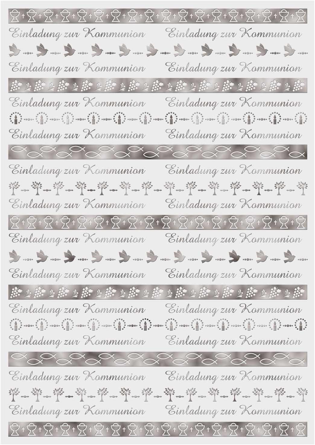 Ursus Tracing Paper Borders 115 g/m² 5 Sheets DIN A4, Silver - Image 3