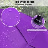 ACEIken Golf Umbrella 68 Inch Windproof Double Canopy Automatic Purple view 6
