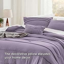 Bedsure Purple Twin Comforter Set - 3 Pieces Pinch