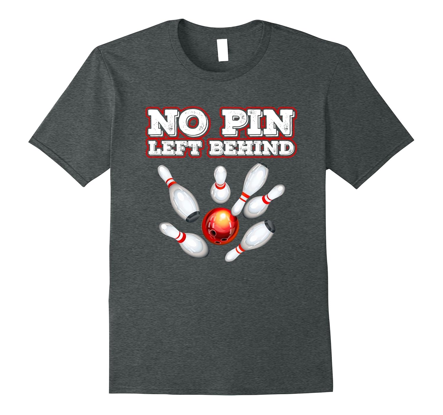 No Pin Left Behind Funny Bowling TShirtArt Artvinatee