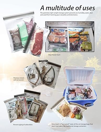 LOKSAK Unisex Lo-034867 Waterproof Bag, Black/Clear, One Size UK