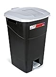 Tayg - 60 Litre Waste Container with Pedal, Black