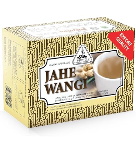 JAHE WANGI 【インスタント生姜ドリンク】21g x 40袋 Amazon.com : Intra Jahe Wangi Ginger Tea 5-ct, 90 Gram (Pack of 2