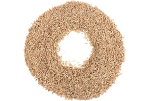 MINAOLULUS Natural Rice Husk Poultry Bedding 1.5kg Set – Chicken Coop Nesting Pads and Garden Mulch for Hen