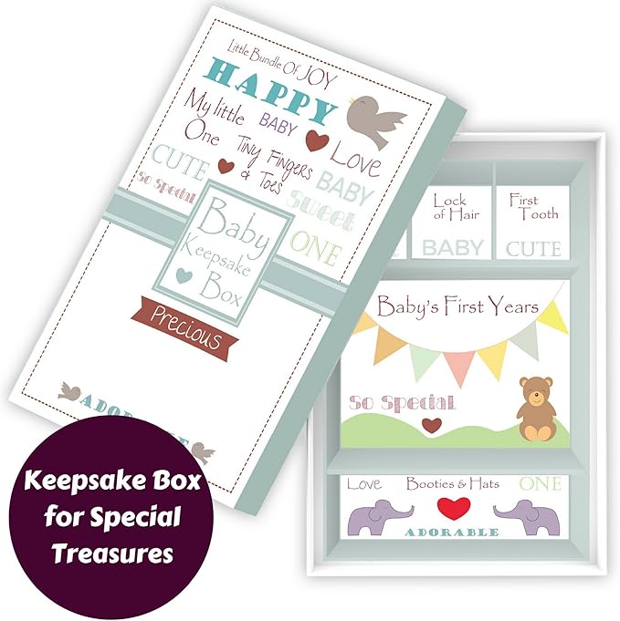 baby's first year keepsake box