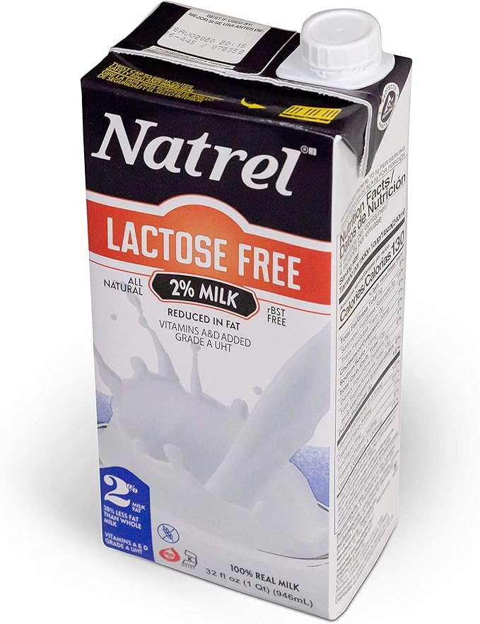 Natrel Lactose Free 2, 32 Ounce (Pack of 6) Amazon.ca Grocery