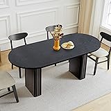 70.8 Inch Kitchen Dining Table for 4-6 People, Oval