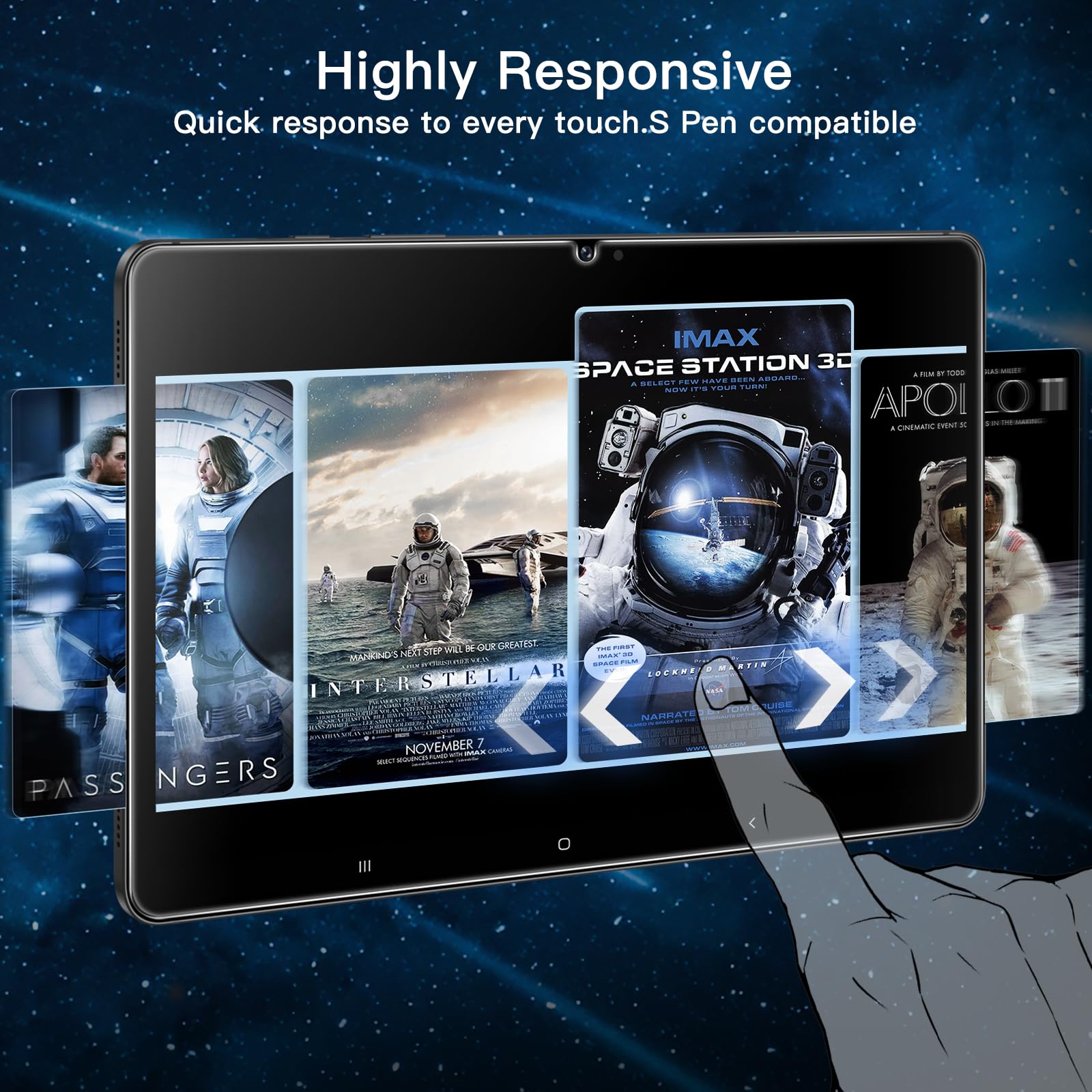 JETech Screen Protector for Samsung Galaxy Tab S9 11-Inch and Galaxy Tab S10 Lite / S10 FE / S9 FE 10.9-Inch, with Easy Installation Frame, Tempered Glass Film, HD Clear, 2-Pack