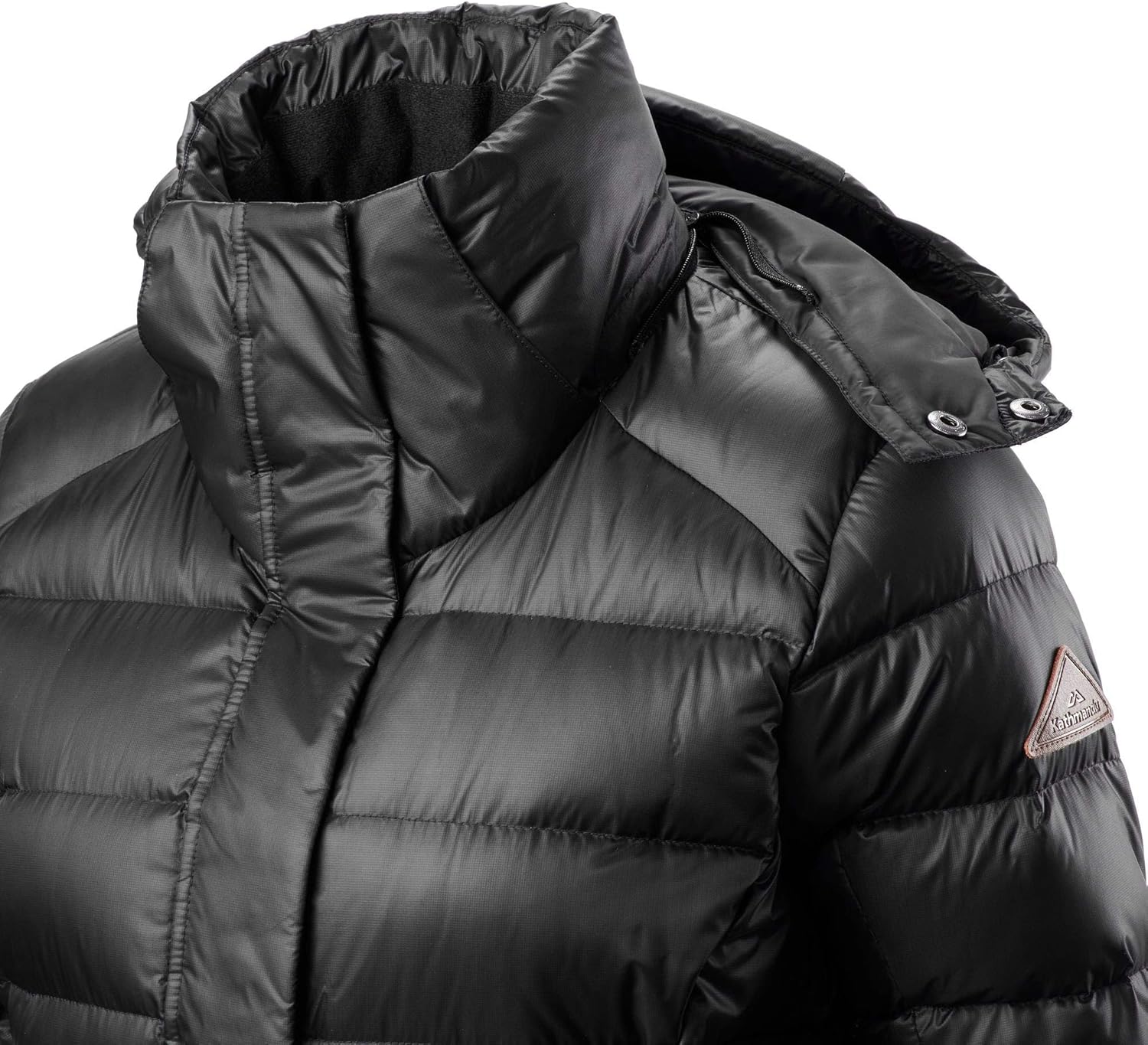 kathmandu longline jacket black