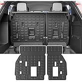 xipoqix 7&8 Seats Cargo Mat Compatible with 21-26 Toyota Sienna Trunk Liner Seat Back Protector Replacement for 2021-2026 Toyota Sienna Accessories