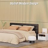 TONOR 4-Pack Acoustic Wood Veneer Wall Panels 47.2 x 23.6 x 0.74 inches view 7