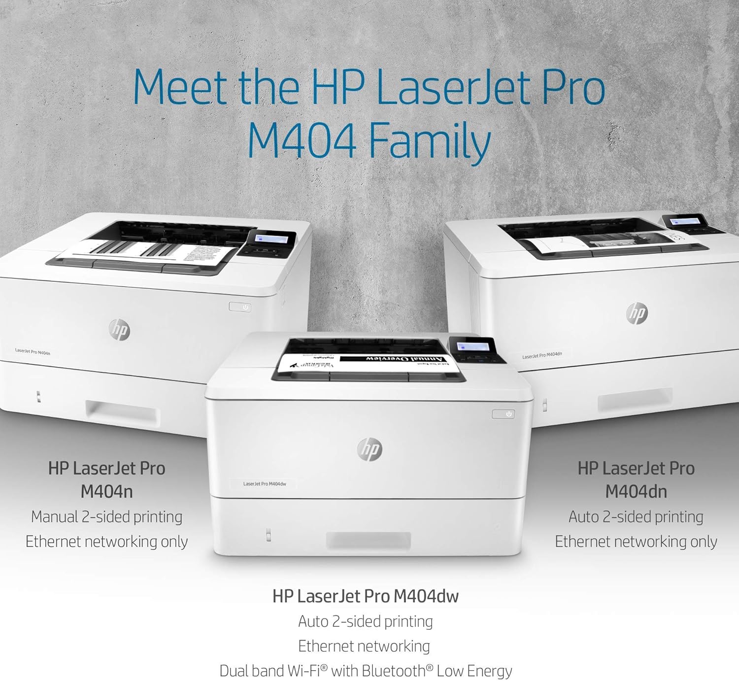 hp laserjet pro m404n laser printer