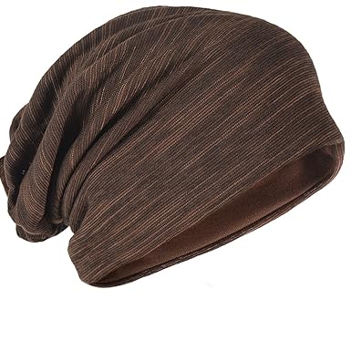 FORBUSITE Beanie Herren Sommer,Leichte Long Slouch Jersey Beany Mütze Dünn für Männer Damen-B079