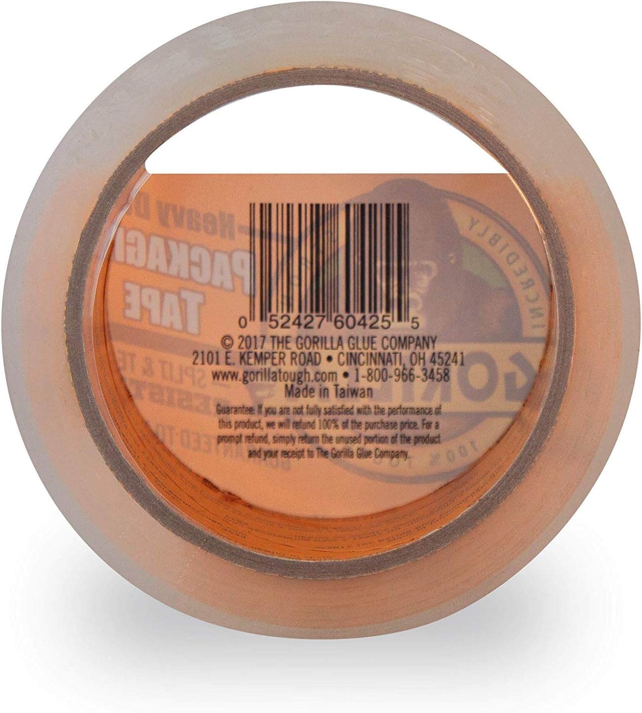 Gorilla Heavy Duty Large Core Packing Tape for Moving, Shipping and Storage, 1.88" x 40 yd, Clear, (Pack of 1): Home Improvement