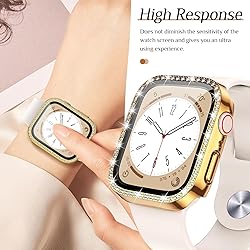 Goton 2-Pack Bling Case for Apple Watch Series 9 8