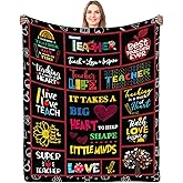 JOPJOLIW Teacher Gifts Blanket-Teacher Gifts for Women Men-Teachers Appreciation Gift Graduation Birthday Back to School Throw Blankets 60"x50" -1