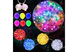 POZZOLANAS 100PCs Mini Led Lights with Hook, Waterproof Round Tiny Led Light for Party Decorations Neon Party Lights，Multi-Colored