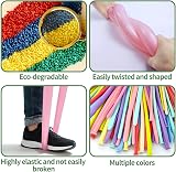 HYKJNBW 100Pcs Pastel Modelling Balloons 260Q Latex Twist Set with Pump view 4