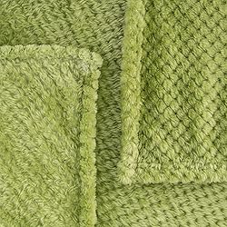 Fuzzy Throw Blanket, Plush Fleece Blankets for