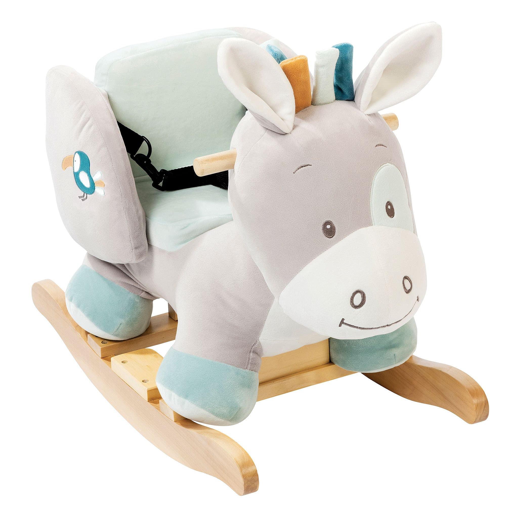 Nattou Rocking Animal for Children, Tim The Horse, 10-36 Months, 63 x 33 x 46 cm, Beige, 498135