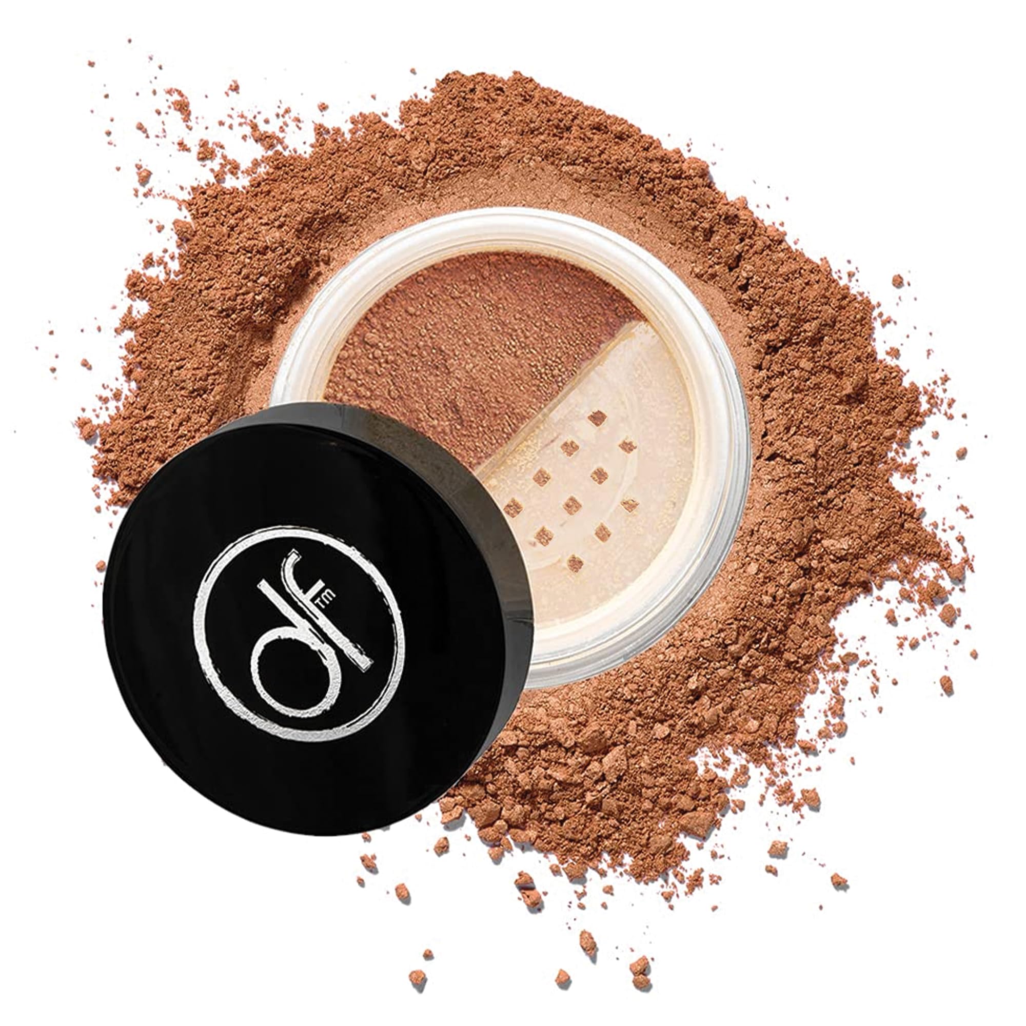 Dermaflage Mineral Powder Foundation - Full Coverage, Talc-Free & Lasting Matte Finish - Natural Ingredients with Antioxidants - Safe for Sensitive Skin & Made in USA