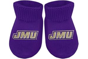 Creative Knitwear College Baby Bootie Sock - Team Logo, Multiple Colors, for Boys & Girls (Newborn - 6 Months)