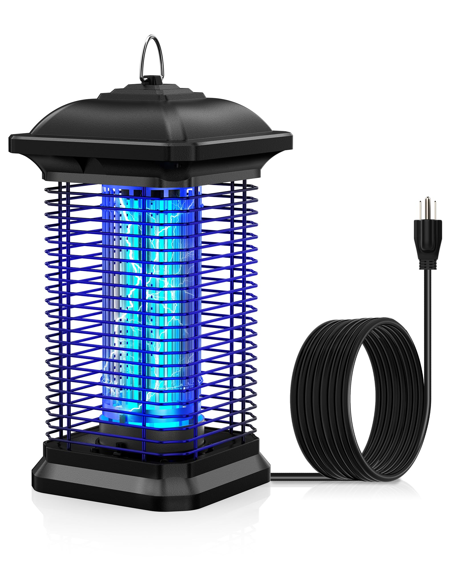 Photo 1 of AMUFER Bug Zapper for Outdoor & Indoor, 1/2 Acre Coverage Mosquito Lamp with 18W Bulb & 4400V High-Voltage, 100% Improvement in Mosquito Control Effect, Electric Fly Trap for Patio, Backyard, Home