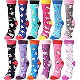 Wesiti 12 Pairs Funny Dental Teeth Socks Novelty Crew Socks for Men Women Dental Assistant Nurse Winter Christmas Stocking Stuffers Gifts Teeth Pattern Crew Dentist Gifts