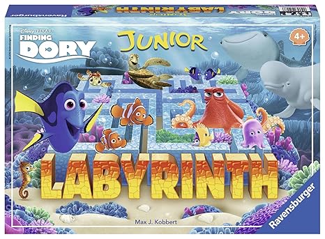 Ravensburger – 21228 – Junior Labyrinth  – Die Welt von Dorie – Spiel