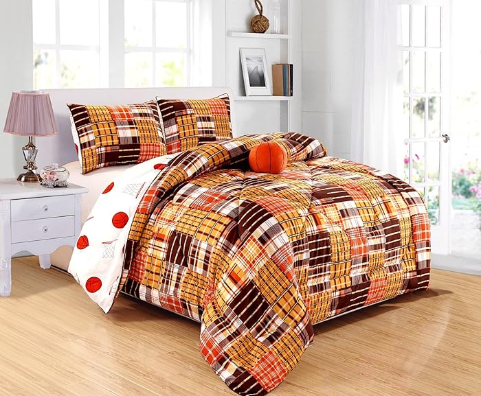 The Best Brown Orange Kids Bedding Home Studio