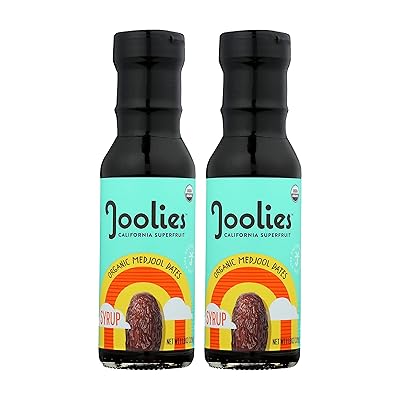 Joolies - Organic Medjool Date Syrup, 2pck (11.6oz), Single-Origin California Dates, Gluten Free, Vegan, Paleo, No Added Sugar, Low Glycemic, Antioxidants